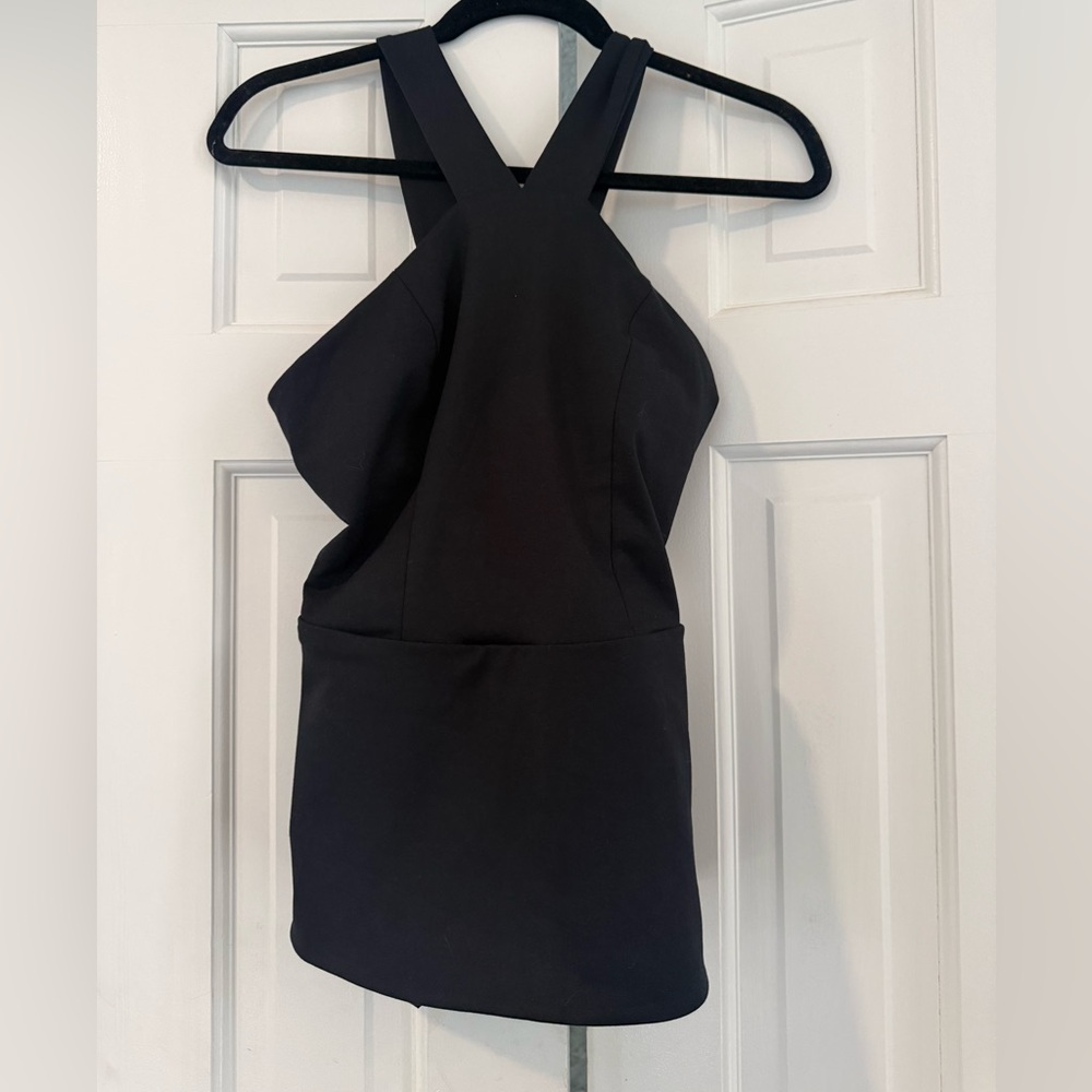 Fabletics Black Halter Tank Top
